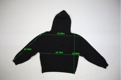 Rod Wave Merch Mens Black Legends Never Die Graphic Pullover hoodie Sweatshirt S