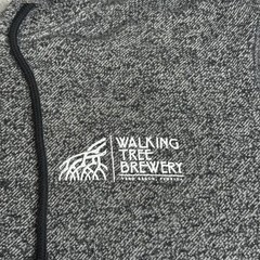 Walking Tree Brewery Full Zip Hoodie Vero Beach FL Stay Rooted Adult XL Gray