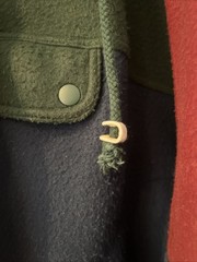 Vintage Bugle Boy Sweatshirt Men’s L Color Block Quarter Zip Preppy Pullover 90s