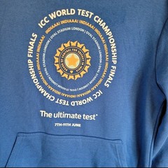 England Cricket Hoodie Blue Size XS ICC World Test Championship Final 2023 Team