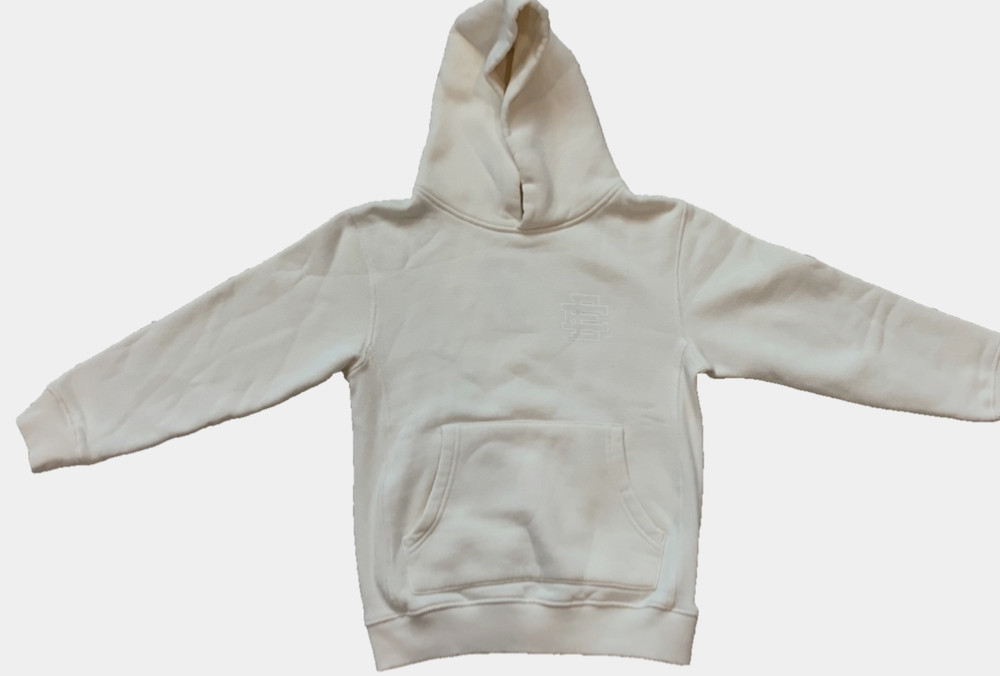 KIDS ERIC EMANUEL HOODIE WHITE/BEIGE BRAND NEW PERFECT CONDITION!!!!!!🔥🔥🔥🔥🔥