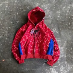Y2k Spider-Man puff print hoodie