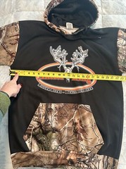 Antler king M camouflage microfiber hoodie