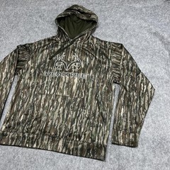 Realtree Hoodie Mens Large 42 44 Camouflage Pullover Hunting Sweatshirt Hiking