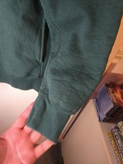 Supreme 2012 Split Pullover Hoodie Size Medium Green Gray Skater Streetwear