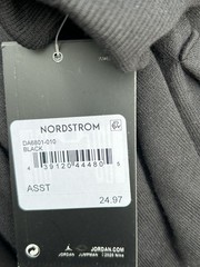 Nordstrom Michael Air Jordan Black Graphic Print Pullover Hoodie Sz Large Logo