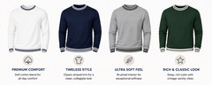 Premium Collegiate Crewneck Unisex Sweatshirt – Soft Cotton Blend for Everyday