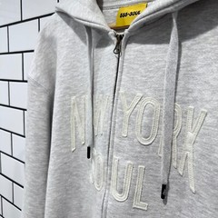 TRIPLE FIVE SOUL HERITAGE NEW YORK SOUL HOODIE HEATHER GREY
