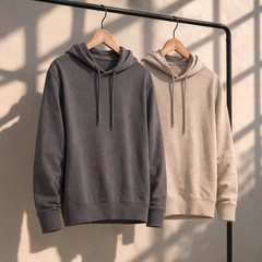 100% Combed Cotton Lightweight Hoodie Garment Dyed Pullover For All Seasons