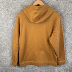 Alaskan Hardgear Duluth Trading Co Mens Large Full Zip Hoodie Ochre Brown Cotton