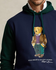Polo Ralph Lauren Polo Bear Color Block Fleece Hoodie Size S, M, L, XL, XXL