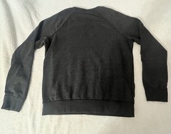 Batman Mens EUC Vintage Look M Regular Gray Crewneck Pullover Long Sleeve