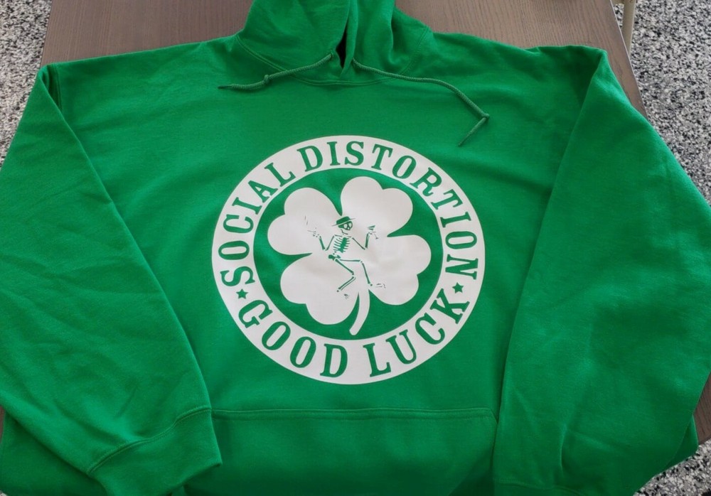 Social distortion clover punk hardcore music Hoody Hoodie hooded sweat shirt