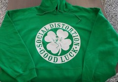 Social distortion clover punk hardcore music Hoody Hoodie hooded sweat shirt