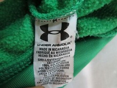 UNDER ARMOUR YXS YOUTH X-SMALL BOYS LOOSE PULL-OVER HOODIE – GREEN