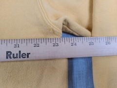 RAGBRAI Hoodie Sweatshirt Mens Large Yellow Annual Cycling Event Vintage 90s