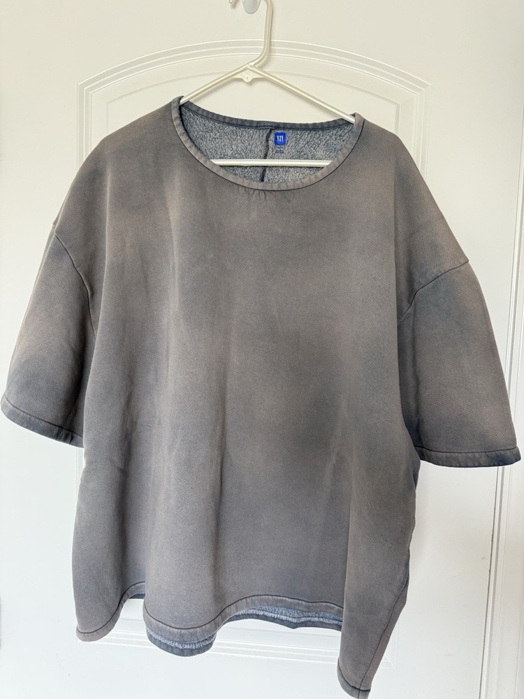 YZY GAP Engineered by Balenciaga, Gray Fleece Tee