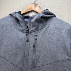 32 Degrees Motion Full Zip Hoodie Jacket Regular Size Large Blue Heathered Tech