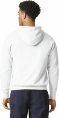 Unisex Lightweight Cotton Hoodie Sweatshirt White Size S M L XL 1pc Style G1467