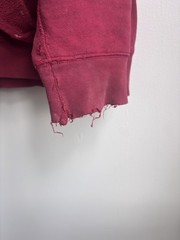 Vintage Triple 5 Soul 555 Soul Zip Up Hoodie Distressed Crimson NY Streetwear