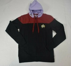 Star Trek Deep Space Nine Mens Red Uniform Costume Hoodie New S, M, 2XL