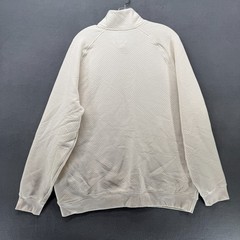 Goodfellow Sweatshirt Mens XL Ivory Snap Closure Textured Outdoor Pullover