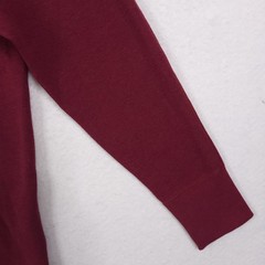 G Star Raw Pullover Crew Shirt Burgundy Large Organic Cotton Sustainable Preppy