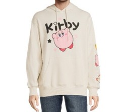 Kirby Men’s Graphic Print Fleece Pullover Hoodie Size 3XL (54-56) NWT