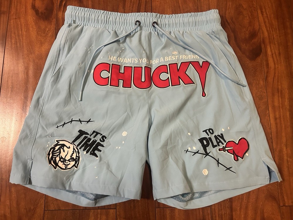Child’s Play Chucky X Shoe Palace Baby Blue Shorts M