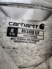 Carhartt Relaxed Fit Fleece Pullover Hoodie w/ Pockets Gray Speckled Men M