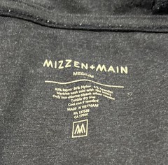 Mizzen Main Pullover Hoodie Mens Medium Blue Rayon Nylon