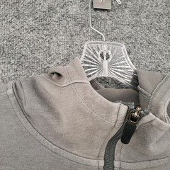 Nike Yoga Hoodie Men Large Gray Dri Fit Full Zip Long Sleeve Sweatshirt Athletic