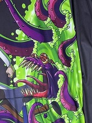 Rick & Morty Lightweight Hoodie Adult Size XL Purple Green Polyester Pullover