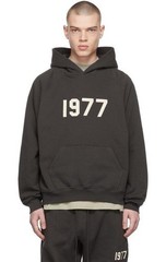 Fear of God Essentials 1977 Hoodie Iron 192BT212050F Authentic Brand New Fashion