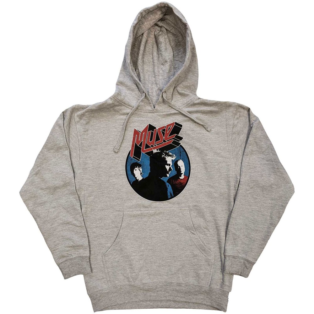 Men’s Muse Get Down Bodysuit Hooded Sweatshirt X-Large Grey