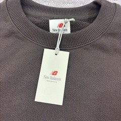 New Balance Made in USA Core Crewneck Sweatshirt SZ Medium Dk Brown-red