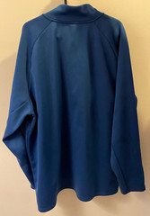 Reebok 2XL Blue Quarter zip Workout sweatshirt XXL 100% polyester