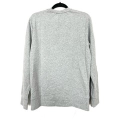 Gaiam Grey Active Yoga Sweatshirt Pockets Mens Size Small
