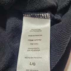 Champion Lightweight Sweatshirt Crewneck Mens Size Large Stitched Logo Navy Blue