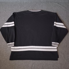 Vtg Mickey & Co Mickey Mouse Sweatshirt Mens XL Black Embroidered Logo Jersey