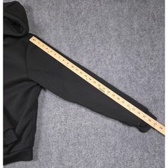Cold Storage Zip Up Hoodie Mens Large Black Long Sleeve Insulated Sweatshirt