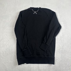 Adidas Black Long Sleeve Fleece Pullover Sweatshirt Men’s XS Activewear Athletic