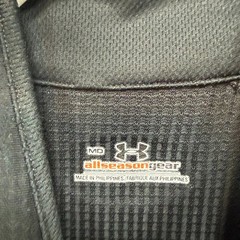 Under Armour Shirt Men Medium Black 1/4 Zip All Seasons Gear Waffle Fleece