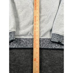 Lacoste Live Sweatshirt Mens 7 Gray Cotton Crew Neck logo Long Sleeve Pullover