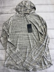 VRST Hoodie Shirt Mens Small Gray Breathable UV Protection Lightweight Pullover