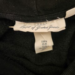 FRIENDS Hoodie Black Warner Bros TV Show Merch Embroidered Unisex Size Medium