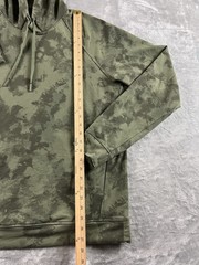 Lululemon City Sweat Hoodie Men Large Green Camo Tie Dye Athletic Pullover