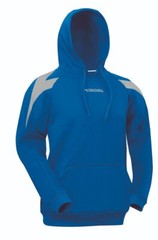 Diadora Chevron Hoodie Sweatshirt for Adults and Kids – Royal Blue / Grey
