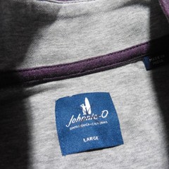 JOHNNIE-O Mens L LARGE SULLY PULLOVER 1/4 ZIP ROYAL PLUM PURPLE GOLF SWEATSHIRT