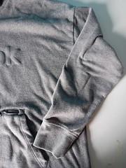 Reebok Women’s/Teens Soft Gravity Hoodie Gray Adult XL, Drawstring, Zip Pocket